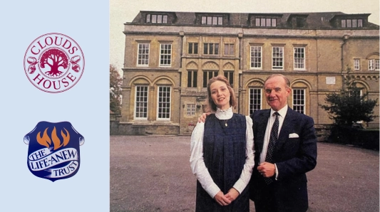 Peter and Margaret McCann open Clouds House