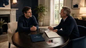a man receiving gambling addiction treatment from his castle health therapist